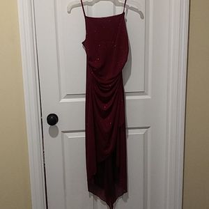 Sparkly, Maroon Party Dress